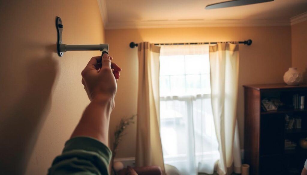 jak montować karnisze sufitowe